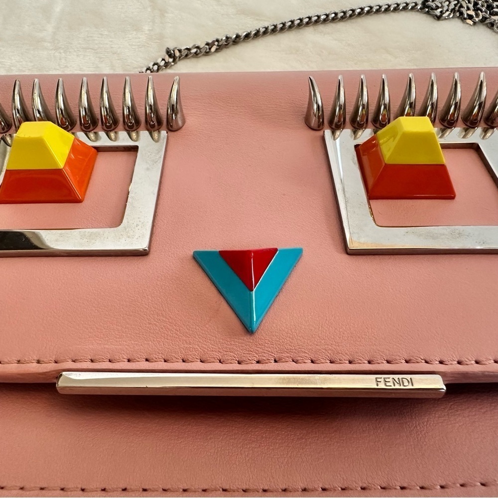 Fendi Vitello Century Hypnoteyes  Wallet on Chain - Picture 5 of 13